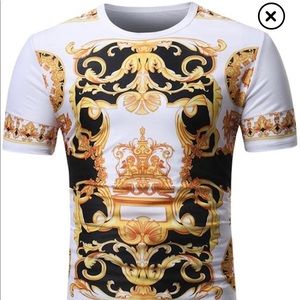 V neck Versace appearance